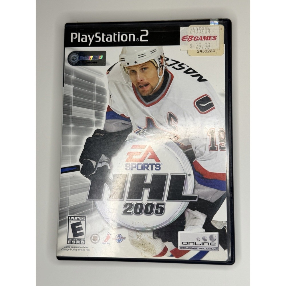 NHL 2005 (Sony PlayStation 2, 2004) Video game complete in box